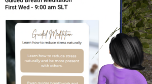 Live Meditation Announcement Sign in SL