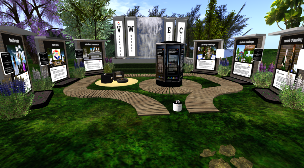 Wide Shot VWEC Display for Virtual Worlds Best Practices in Education 2025