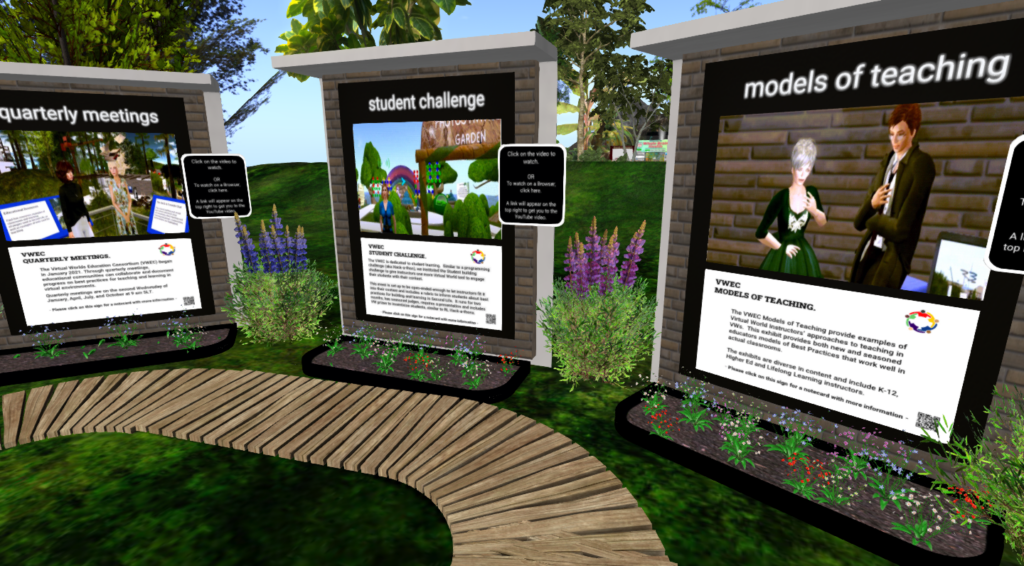 Right Side VWEC Display for Virtual Worlds Best Practices in Education 2025