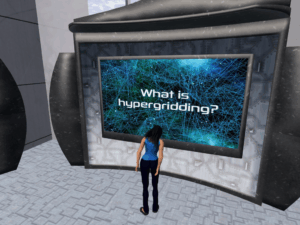 Hypergrid Resource Library Monitor Close Up