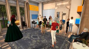 People tour the NPC Library