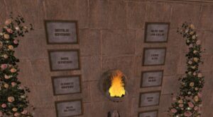 Close on CVL Memorial Wall