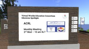 Signage at VWEC Plaza about ACRL tours